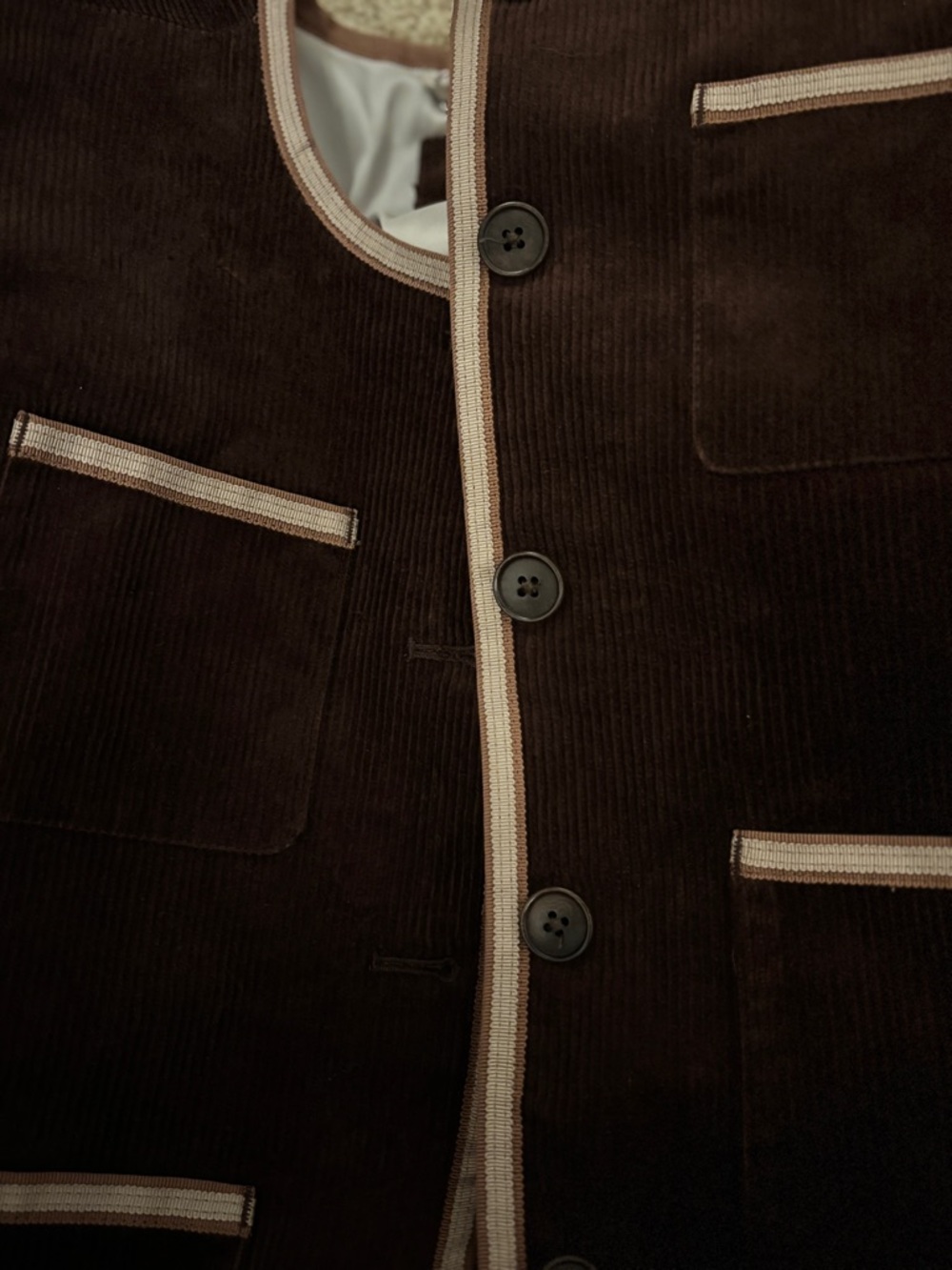NWOT J. Crew Patch Pocket Lady Jacket French Press Brown Corduroy Jacket - Picture 11 of 11